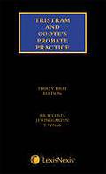 Cover of Tristram and Coote's Probate Practice 31st ed