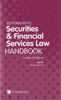 Cover of Butterworths Securities and Financial Services Law Handbook 2013