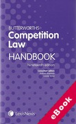 Cover of Butterworths Competition Law Handbook 2013 (eBook)