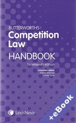 Cover of Butterworths Competition Law Handbook 2013 (Book & eBook Pack)