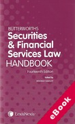 Cover of Butterworths Securities and Financial Services Law Handbook 2013 (eBook)
