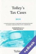 Cover of Tolley's Tax Cases 2013 (Book & eBook Pack)