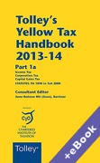 Cover of Tolley's Yellow Tax Handbook 2013-14 (Book & eBook Pack)