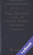 Cover of The Modern Law of Trade Marks (Book & eBook Pack)