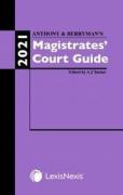 Cover of Anthony & Berryman's Magistrates Court Guide 2021