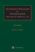 Cover of Glanville Williams &#38; Dennis Baker: Treatise of Criminal Law
