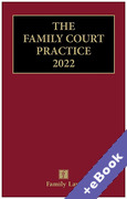 Cover of The Red Book: The Family Court Practice 2022 with Autumn Supplement (Book &#38; eBook Pack)