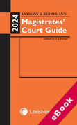 Cover of Anthony &#38; Berryman's Magistrates Court Guide 2024 (eBook)