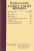 Cover of Butterworths Family Court Reports: Subscription