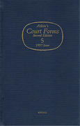 Cover of Atkin's Court Forms 2nd edition