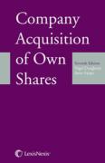 Cover of Company Acquisition of Own Shares