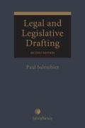 Cover of Legal and Legislative Drafting
