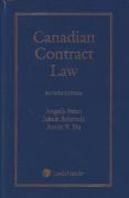 Cover of Canadian Contract Law