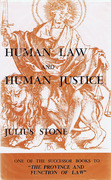 Cover of Human Law and Human Justice