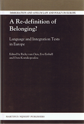 Cover of Re-definition of Belonging? Language and Integration Tests in Europe 