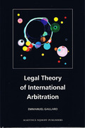 Cover of Legal Theory of International Arbitration 