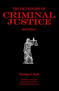 Cover of Dictionary of Criminal Justice