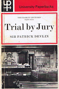 Cover of The Hamlyn Lectures: Trial by Jury