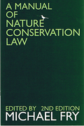 Cover of A Manual of Nature Conservation Law 