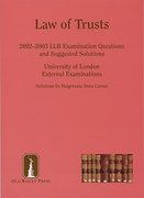 Cover of Old Bailey Press: Law of Trusts: 2002 - 2003 LLB Examination Questions and Suggested Solutions