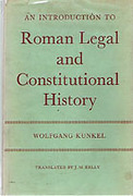 Cover of An Introduction to Roman Legal and Constitutional History