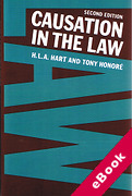 Cover of Causation in the Law (eBook)