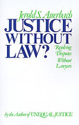Cover of Justice Without Law?