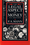Cover of The Legal Aspect of Money