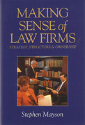 Cover of Making Sense of Law Firms: Strategy, Structure & Ownership