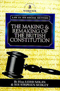 Cover of The Making and Remaking of the British Constitution