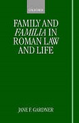 Cover of Family and Familia in Roman Law and Life