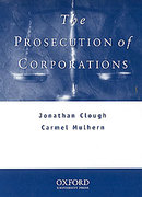Cover of The Prosecution of Corporations