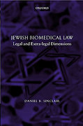 Cover of Jewish Biomedical Law