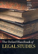 Cover of The Oxford Handbook of Legal Studies
