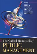 Cover of The Oxford Handbook of Public Management