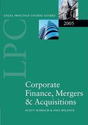 Cover of LPC: Corporate Finance, Mergers and Acquisitions 2005
