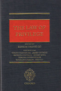 Cover of Law of Privilege