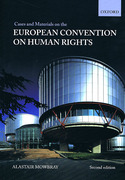 Cover of Cases and Materials on the European Convention of Human Rights