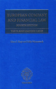 Cover of European Company and Financial Law: Texts and Leading Cases
