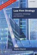 Cover of Law Firm Strategy: Competitive Advantage and Valuation