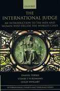 Cover of The International Judge : An Introduction to the Men and Women Who Decide the World's Cases