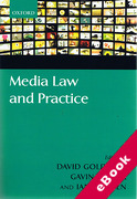 Cover of Media Law and Practice (eBook)