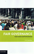 Cover of Fair Governance: The Enforcement of Morals