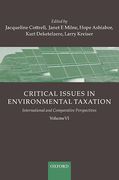 Cover of Critical Issues in Environmental Taxation Vol VI