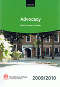 Cover of Bar Manual: Advocacy 2009/2010