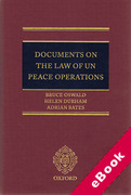 Cover of Documents on the Law of UN Peace Operations (eBook)
