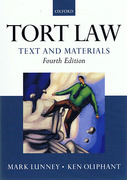 Cover of Tort Law: Text and Materials