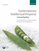 Cover of Contemporary Intellectual Property: Law and Policy