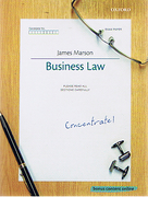 Cover of Concentrate: Business Law 