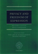 Cover of The Law of Human Rights: Privacy and Freedom of Expression
